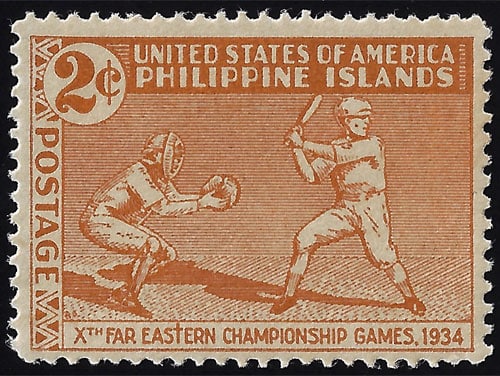 1934 Philippine Islands – 10th Far Eastern Championship Games – Malformed T variation