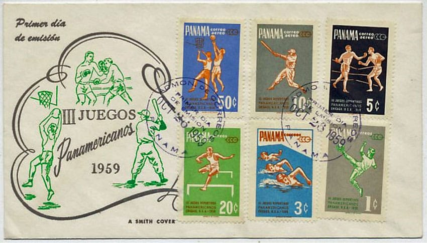 1959 Panama – III Juegos Deportivos Panamericanos First Day Cover