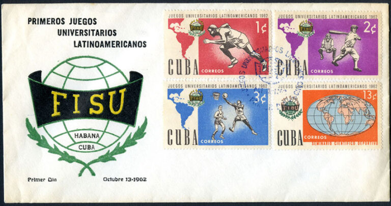 1962 Cuba – Juegos Universitarios Latinoamericanos First Day Cover