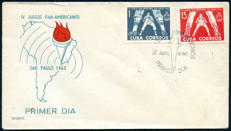 1963 Cuba – IV Juegos Pan-Americanos First Day Cover