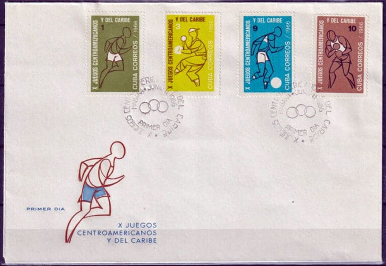 1966 Cuba – X Juegos Centroamericanos y del Caribe First Day Cover