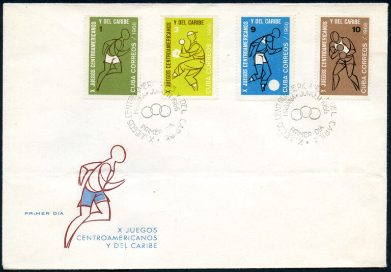 1966 Cuba – X Juegos Centroamericanos y del Caribe First Day Cover