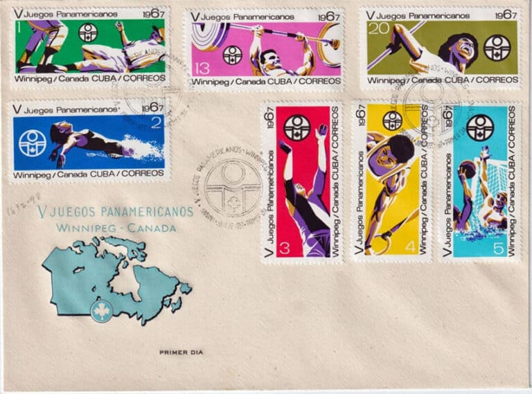 1967 Cuba – V Juegos Panamericanos First Day Cover