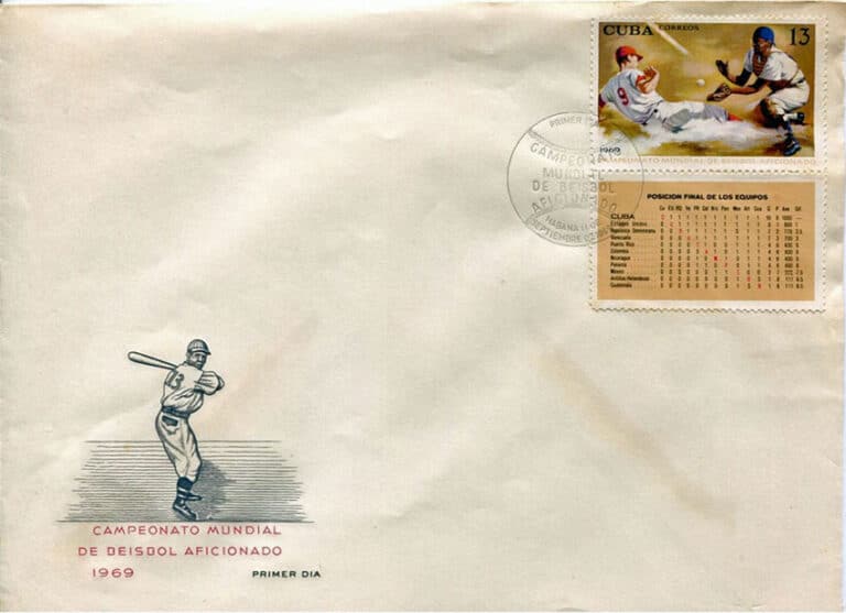 1969 Cuba – Cuba's Victory in the 17th World Championship First Day Cover