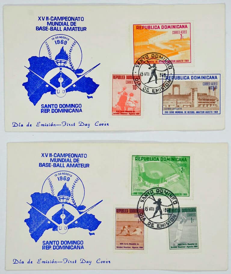 1969 Dominican Republic – XVII Serie Mundial de Beisbol Amateur FDC