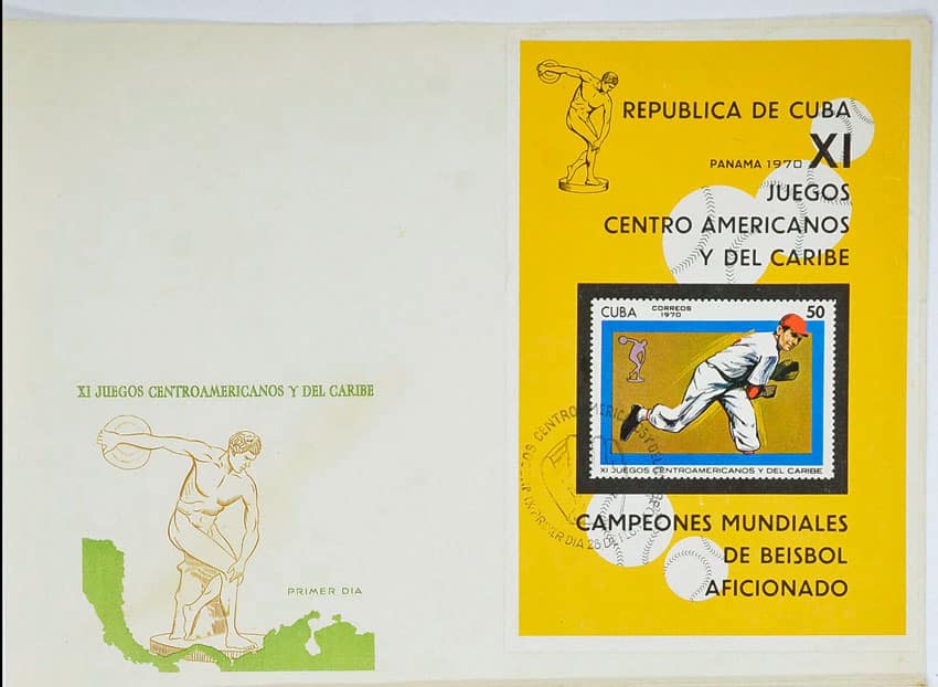 1970 Cuba – XI Juegos Centro Americanos y del Caribe First Day Cover