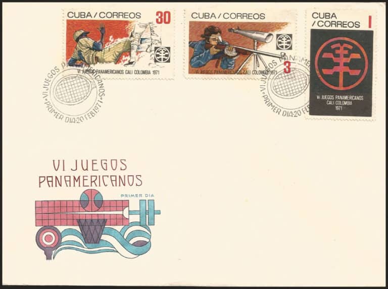 1971 Cuba – VI Juegos Panamericanos First Day Cover