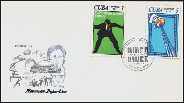 1972 Cuba – XI Serie Nacional de Beisbol Aficionado First Day Cover