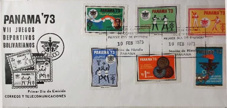 1973 Panama – VII Juegos Deportivos Bolivarianos First Day Cover