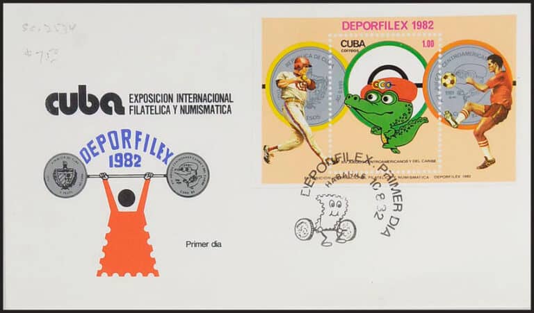 1982 Cuba – XIV Juegos Centroamericanos y del Caribe First Day Cover