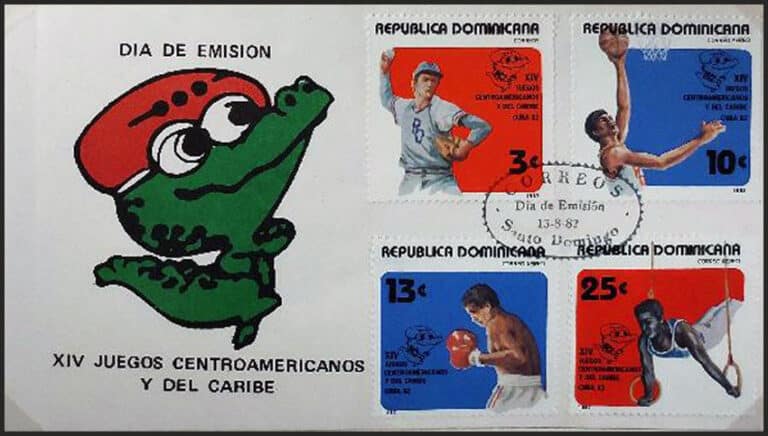 1982 Dominican Republic – XIV Juegos Centroamericanos y del Caribe First Day Cover