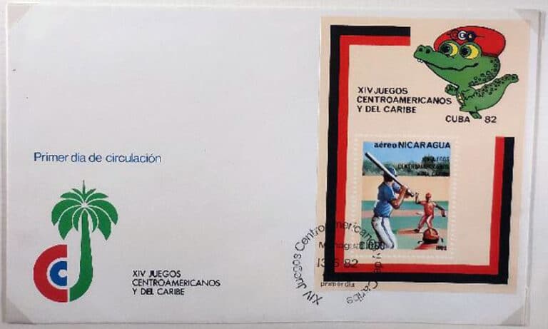 1982 Nicaragua – XIV Juegos Centroamericanos y del Caribe First Day Cover