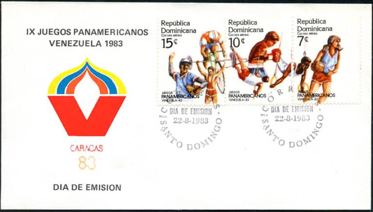 1983 Dominican Republic – IX Juegos Panamericanos First Day Cover