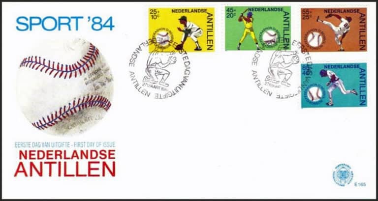 1984 Netherlands – 50 Years Curacao Baseball Federation First Day Cover
