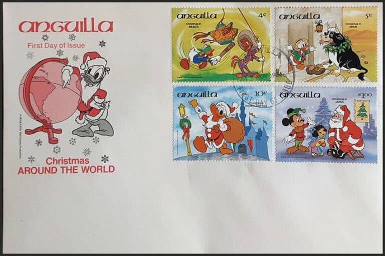 1984 Anguilla – Christmas Around the World First Day Cover