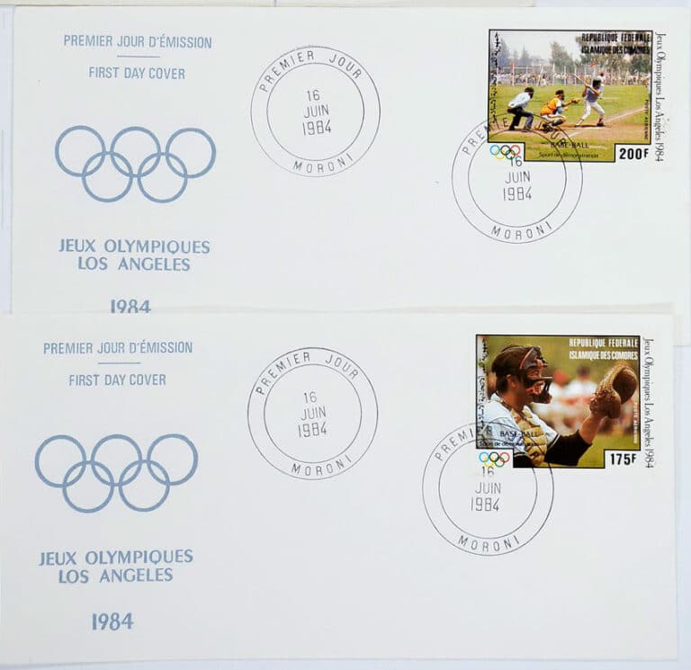 1984 Comoro Islands – Olympic Games First Day Covers