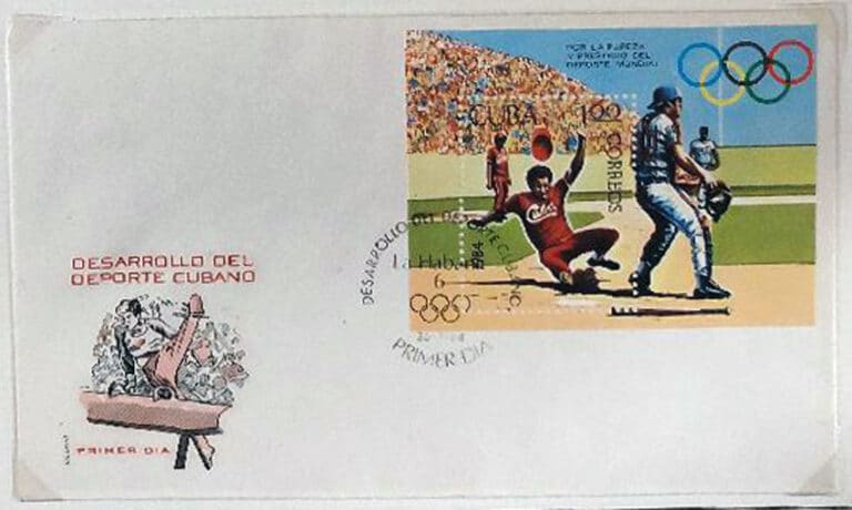1984 Cuba – Por la Pureza y Prestigio del Deporte Mundial First Day Cover