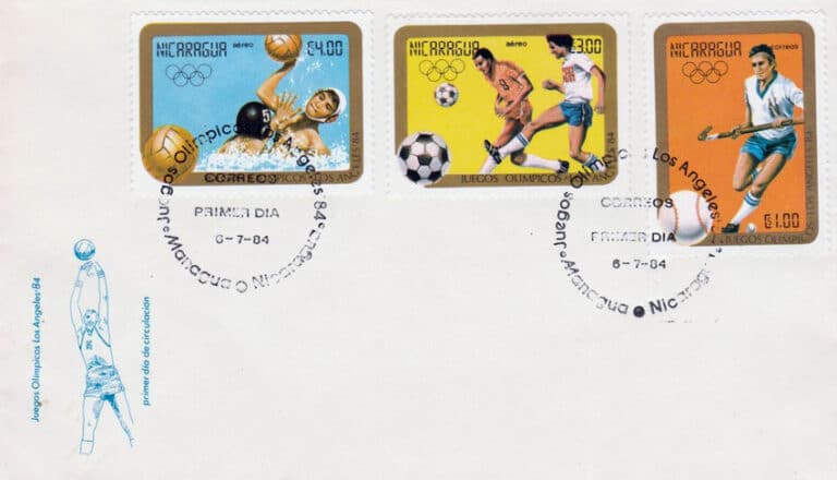 1984 Nicaragua – Juegos Olimpicos First Day Cover
