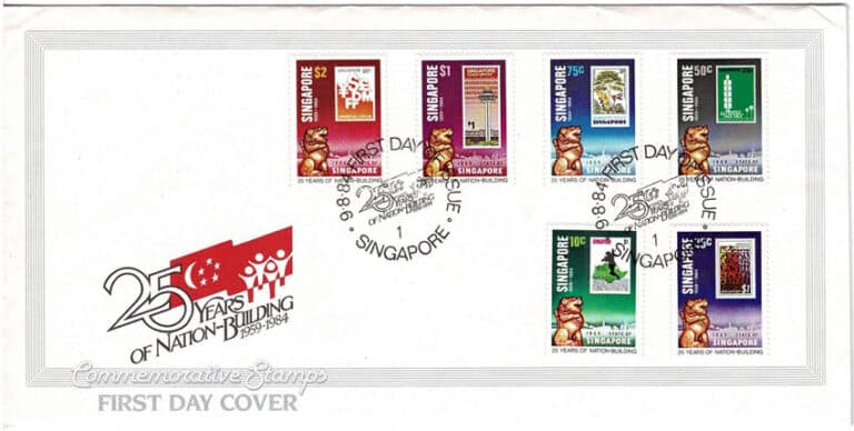 1984 Singapore – 25 Years as a Nation First Day Cover