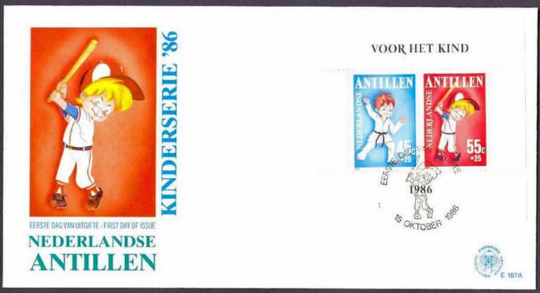 1986 Netherlands Antilles – Youth Welfare First Day Cover