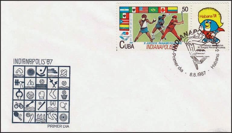 1987 Cuba – X Juegos Deportivos Panamericanos First Day Cover