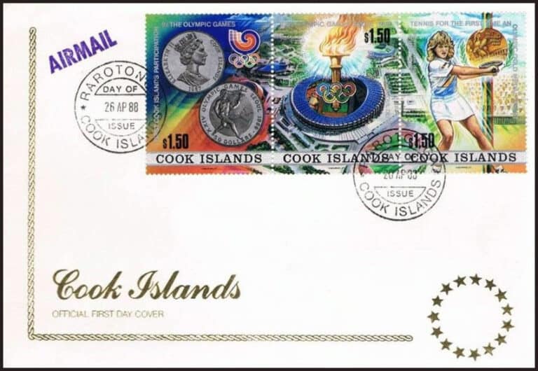 1988 Cook Islands – XXIV Olympic Games First Day Cover