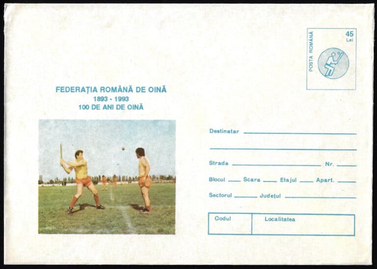 1993 Romania – 100 years of Oina in Romania (1893-1993)