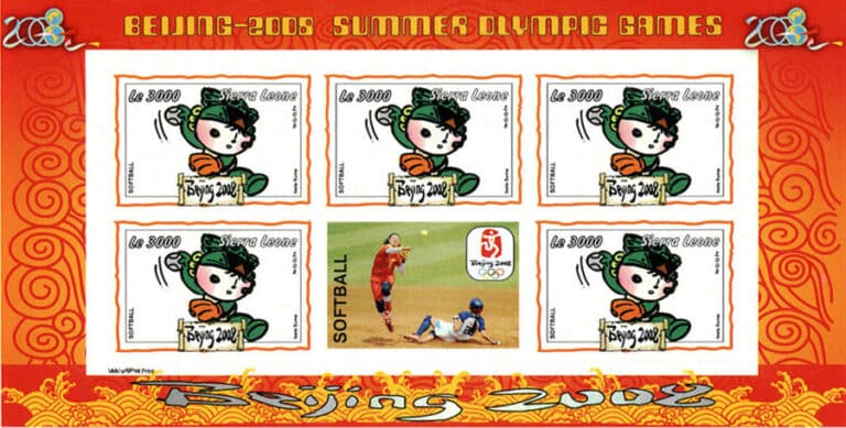 2008 Sierra Leone – Olympics in Beijing - Softball (5 values)