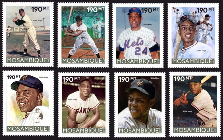 2022 Mozambique – Willie Mays (8 values)