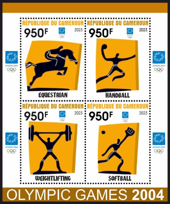 2023 Cameroon – Olympic Games 2004 with softball, equestrian, handball, weightlifting