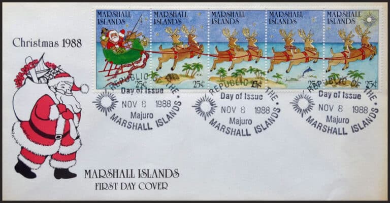 1988 Marshall Islands – Christmas First Day Cover