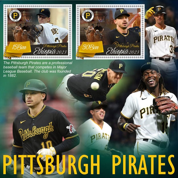 2023 Ethiopia – Pittsburgh Pirates, 2 values