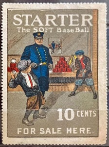 1905 – Starter, The Soft Baseball stamp