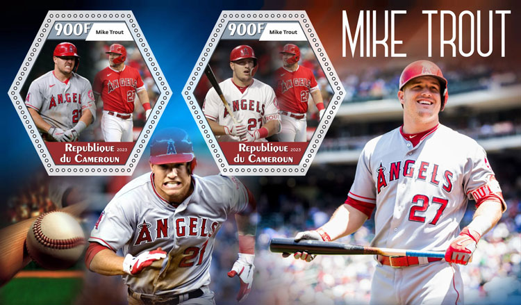 2023 Cameroon – Mike Trout, 2 values