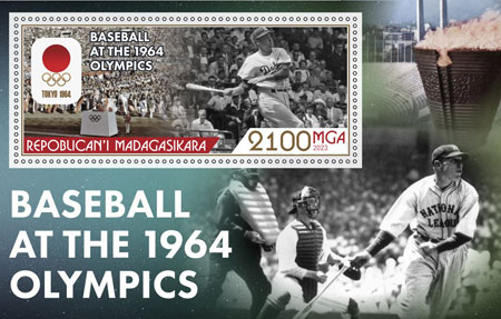 2023 Madagascar – Baseball at the 1964 Olympics (1 value, A)