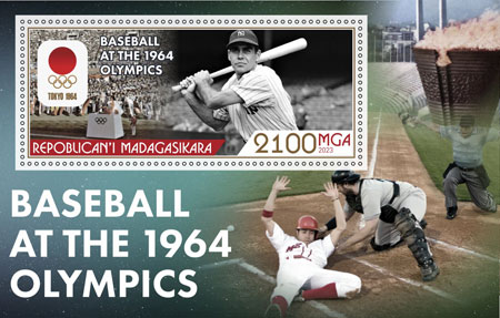2023 Madagascar – Baseball at the 1964 Olympics (1 value, C)