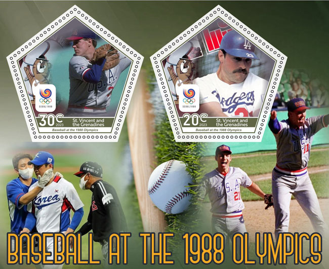 2023 St. Vincent & the Grenadines – Baseball at the 1988 Olympics, 2 values