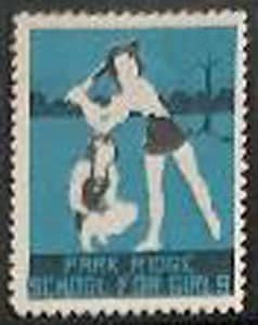 Park Ridge School for Girls (baseball stamp)