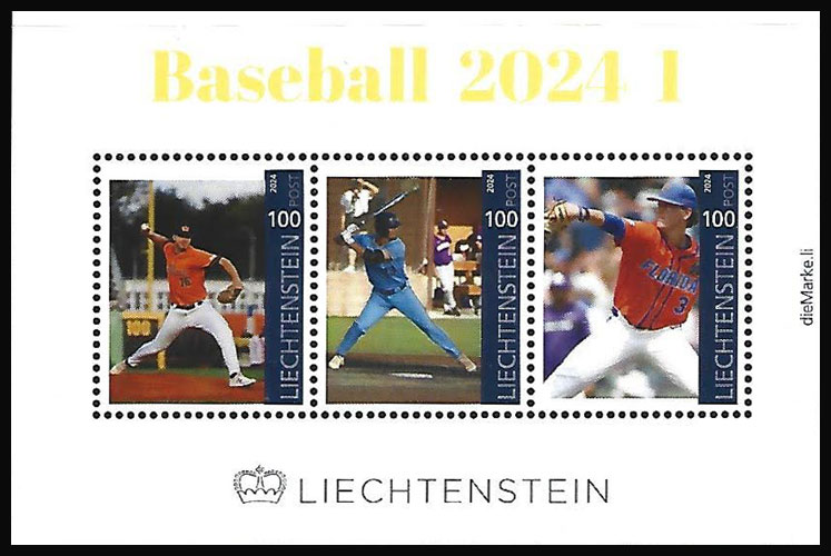 2024 Liechtenstein – Baseball 2024 – 1 (3 values)