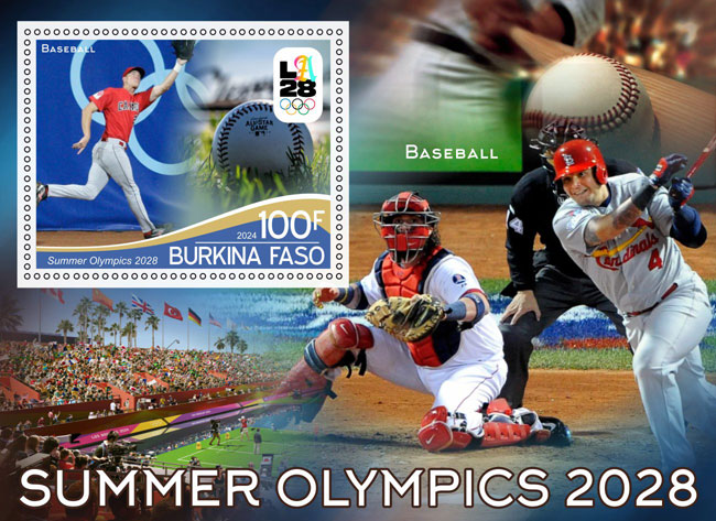 2024 Burkina Faso – Summer Olympics 2028, 1 value – A