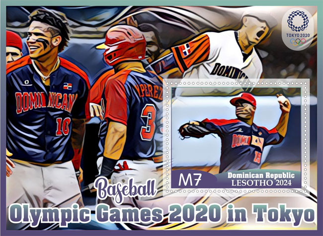 2024 Lesotho – Olympic Games 2020 in Tokyo, 1 value – Dominican Republic