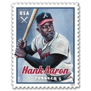 2024 Hank Aaron U.S. Postage Stamp