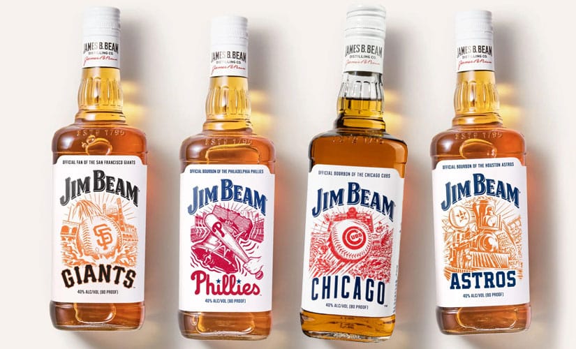 Jim Beam – San Francisco Giants, Philadelphia Phillies. Chicago Cubs, and Houston Astros