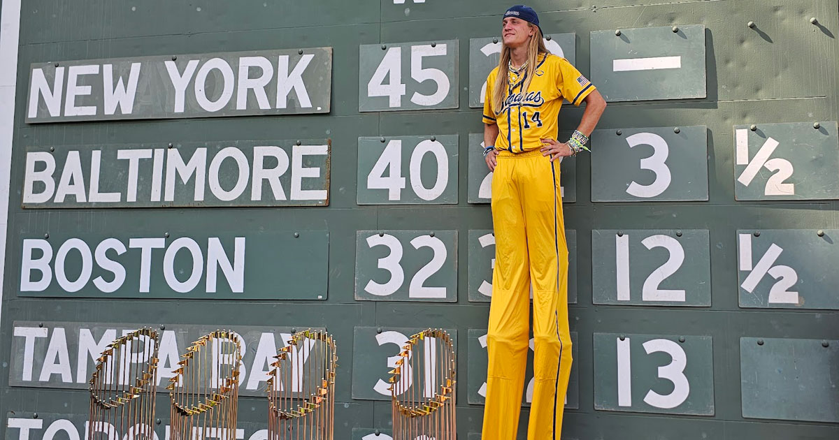 The Savannah Bananas Peel into Fenway Park Baseball Life
