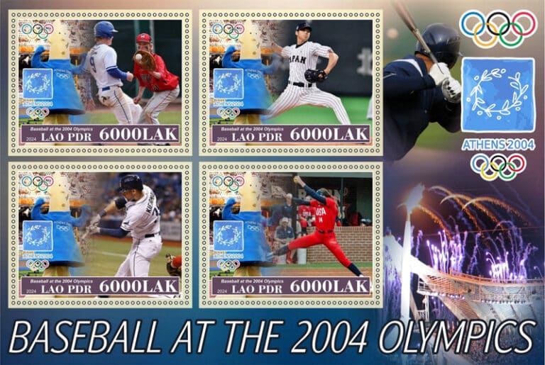 2024 Lao PDR – Baseball at the 2004 Olympics (4 values)