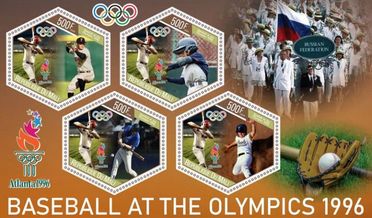 2024 Mali – Baseball at the Olympics, 1996 (4 values)