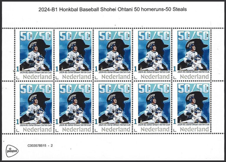 2024 Netherlands – Shohei Ohtani 50/50 Club Sheet