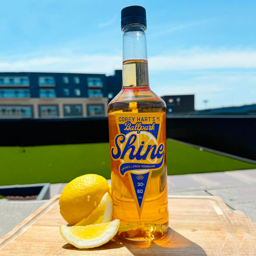 Corey Hart's Ballpark Shine Smoked Lemon Moonshine