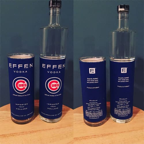 Effren Vodka: Chicago Cubs Edition