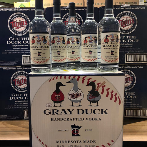 Gray Duck Vodka featuring the Minnesota Twins